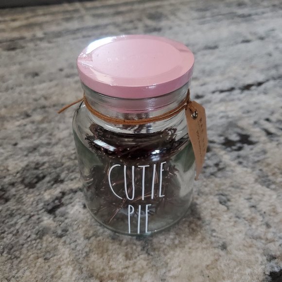Rae Dunn "Cutie Pie" Jar of Bobby Pins - NWT - Picture 1 of 4